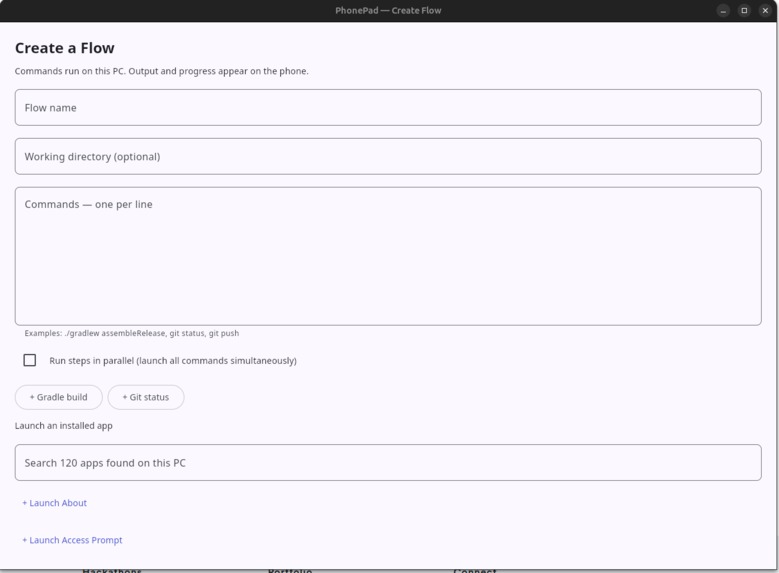 PhonePad – screenshot 2