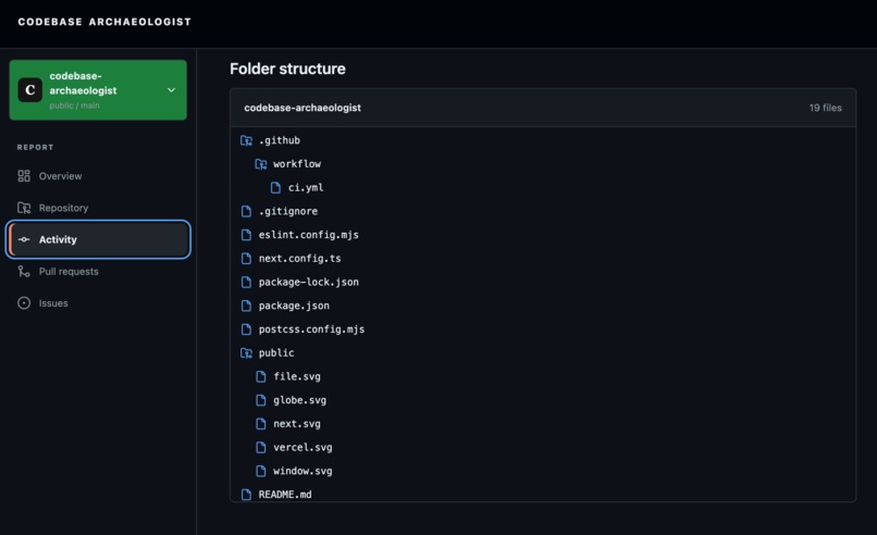 Codebase Archaeologist – screenshot 3