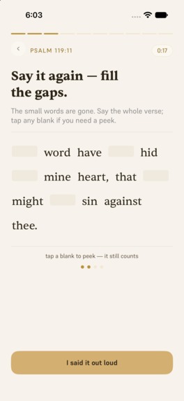 Versed: Bible Verse Memory – screenshot 3