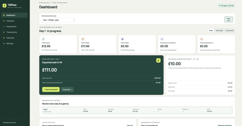 Tillflow – screenshot 1