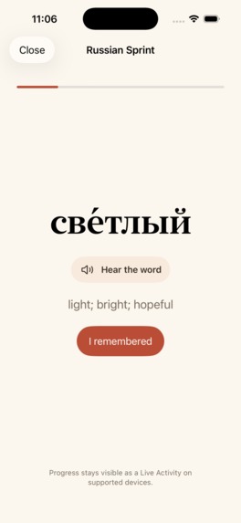 Slovo: Learn Russian Daily – screenshot 4