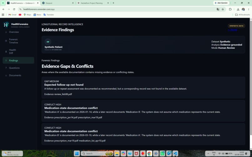 HealthForensics – screenshot 4