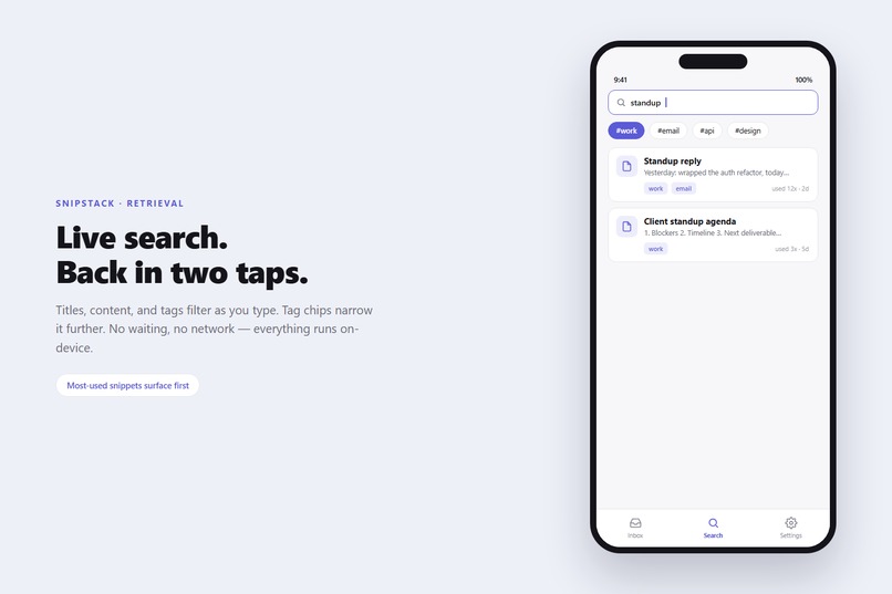 SnipStack – screenshot 2