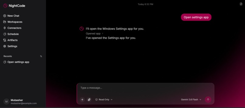 NightCode — AI Agent Harness – screenshot 3