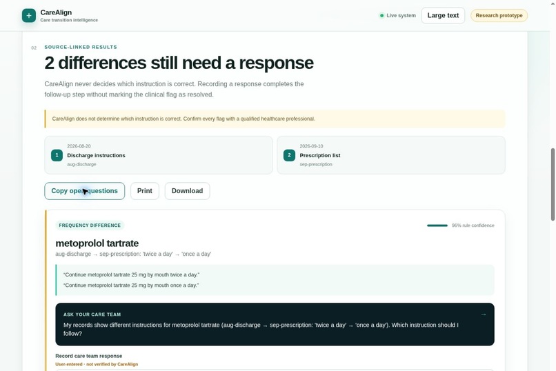 CareAlign – screenshot 2