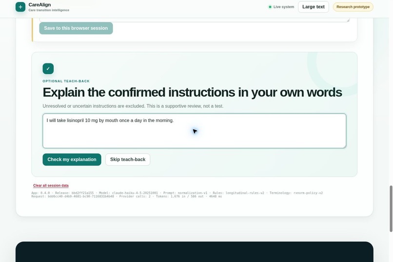 CareAlign – screenshot 5