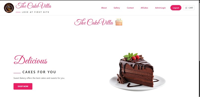 CakeVilla: AI-Powered Bakery Web – screenshot 3