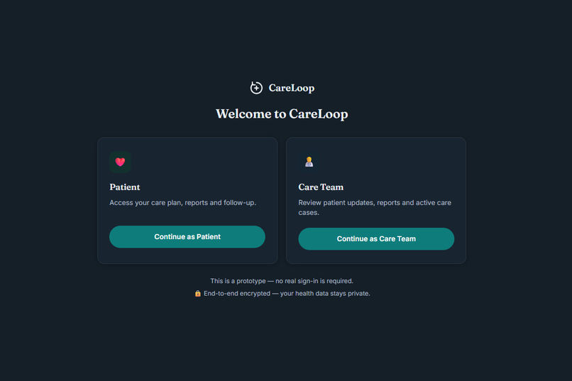 CareLoop – screenshot 2