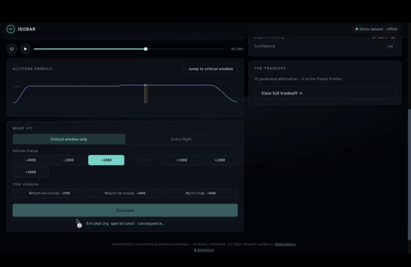 Isobar — Counterfactual Flight Replay Engine – screenshot 3