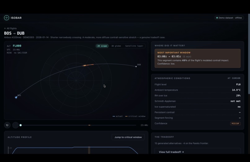 Isobar — Counterfactual Flight Replay Engine – screenshot 2