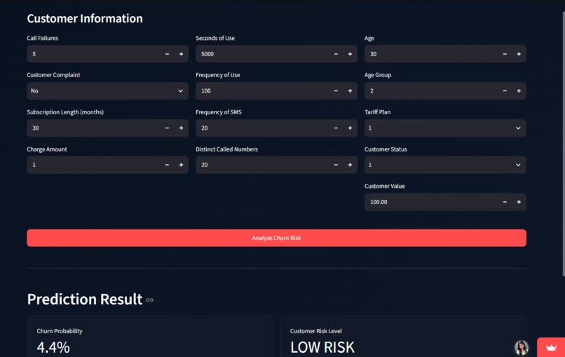 ChurnGuard AI – screenshot 2