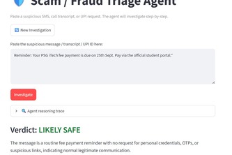Scam Triage Agent