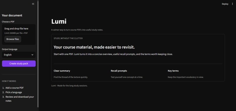 LumiAI – screenshot 1