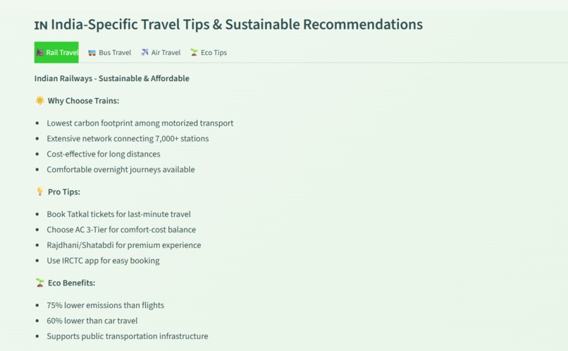 EcoTrip Planner – screenshot 9