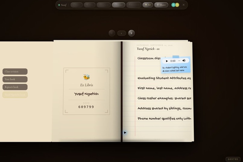 Hivenotes: collaborative lecture intelligence – screenshot 3