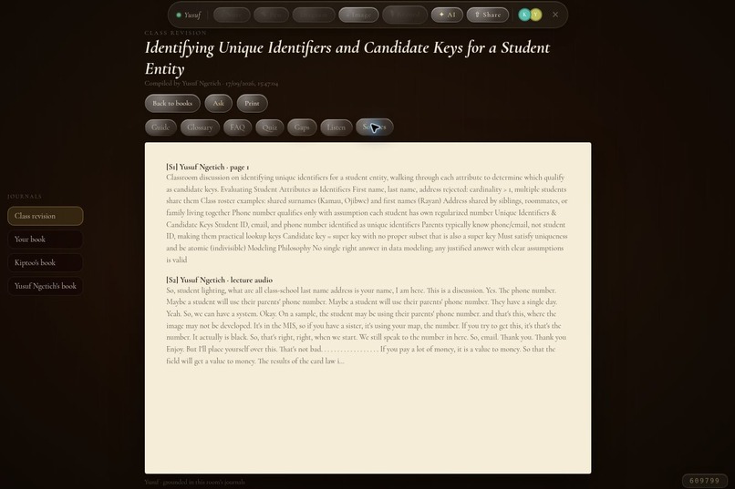 Hivenotes: collaborative lecture intelligence – screenshot 6