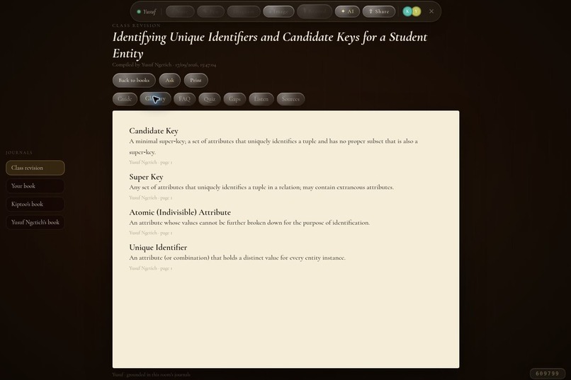Hivenotes: collaborative lecture intelligence – screenshot 7