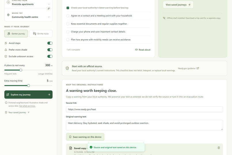 ClimateReach — A gentler way there – screenshot 2