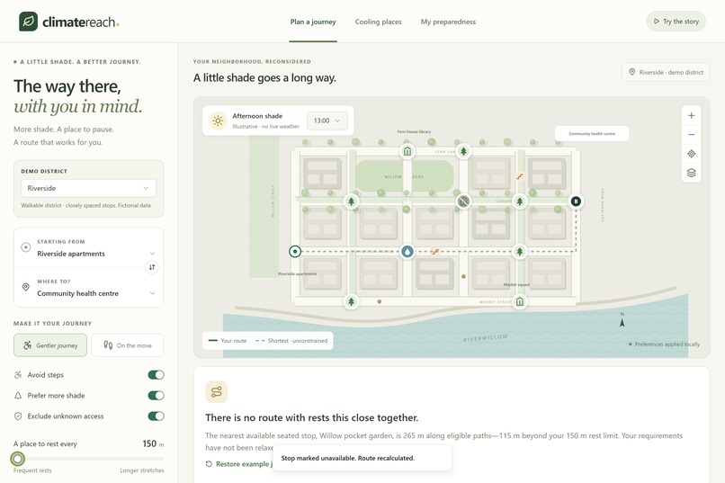 ClimateReach — A gentler way there – screenshot 5