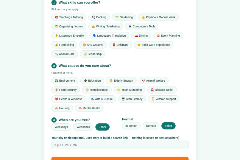 CausePath – screenshot 2