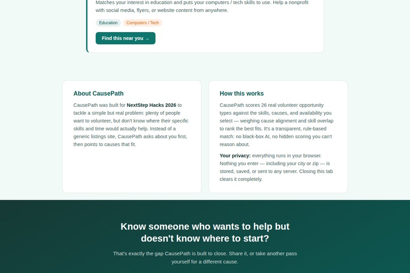 CausePath – screenshot 6