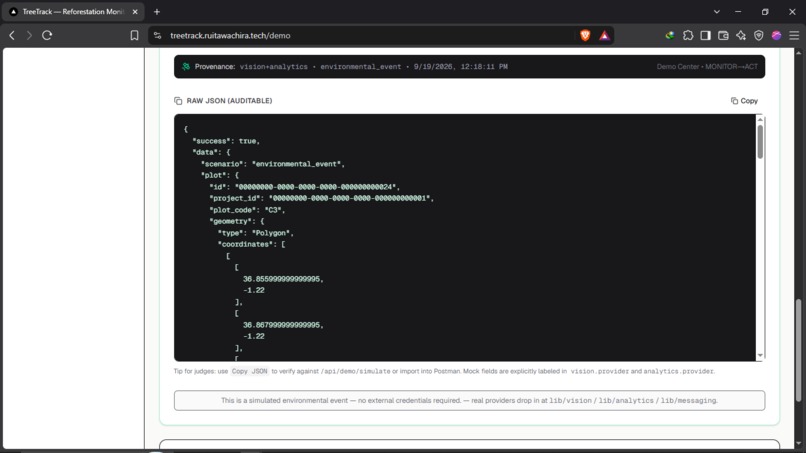 TreeTrack – screenshot 1
