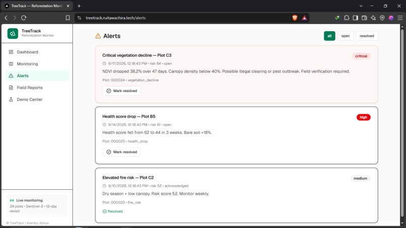 TreeTrack – screenshot 3