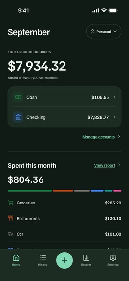 Cuentio: AI Expense Tracker – screenshot 1