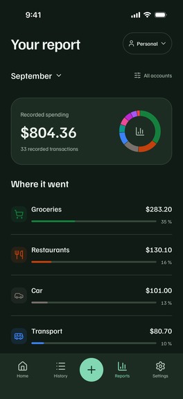 Cuentio: AI Expense Tracker – screenshot 6