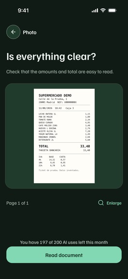 Cuentio: AI Expense Tracker – screenshot 2