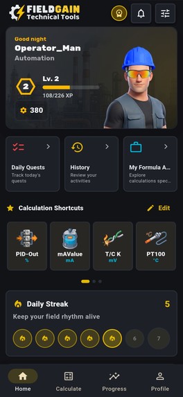 FieldGain – screenshot 2
