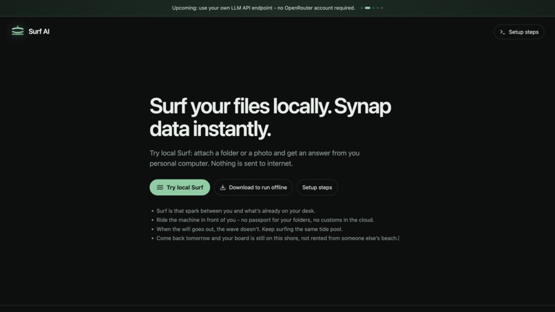 synap.surf – screenshot 1