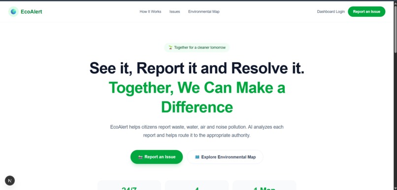 Eco alert – screenshot 1