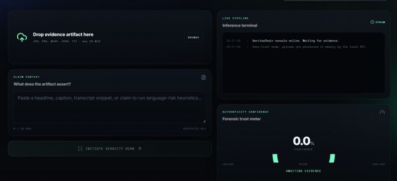 VeritasChain AI – screenshot 2