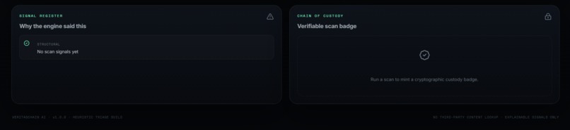 VeritasChain AI – screenshot 4