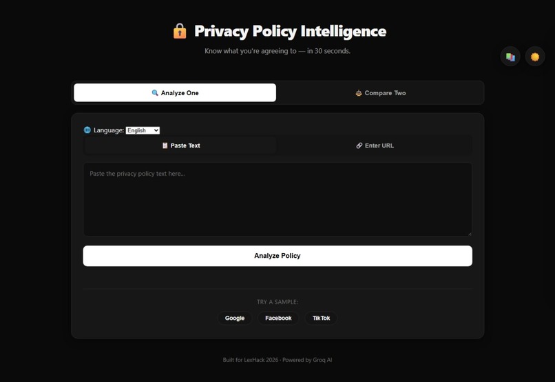 Privacy Policy Intelligence – screenshot 2