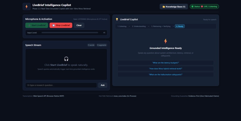 LiveBrief – screenshot 2