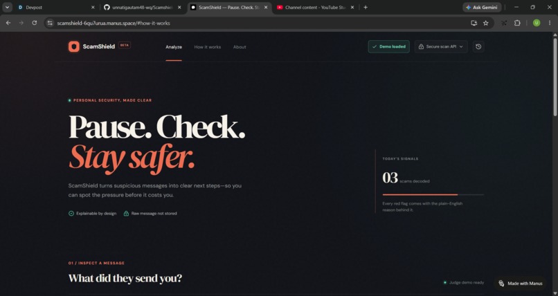 ScamShield – screenshot 1