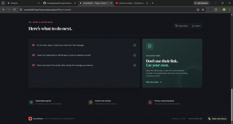 ScamShield – screenshot 2