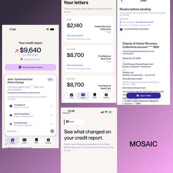 Mosaic App – screenshot 1