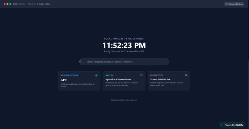 Herlens  – screenshot 1