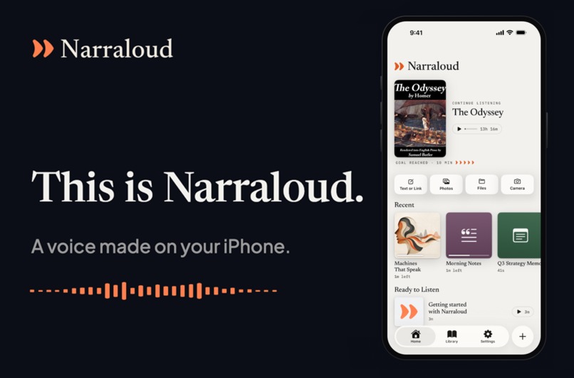 Narraloud – screenshot 1