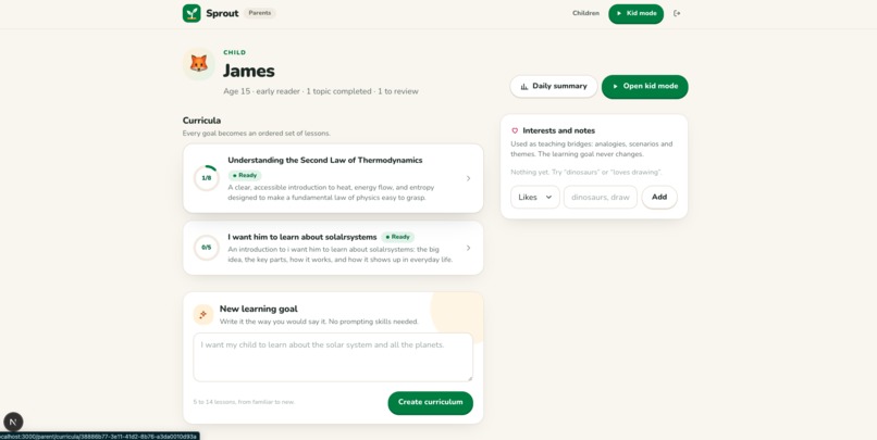 Sprout – screenshot 5