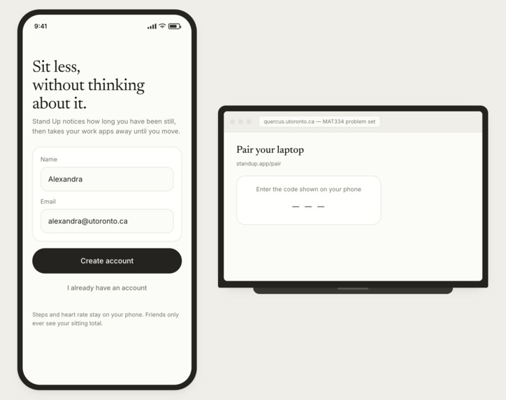 StandUp – screenshot 1