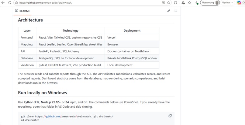 DrainWatch: Community Drainage & Cleanup Planning – screenshot 6