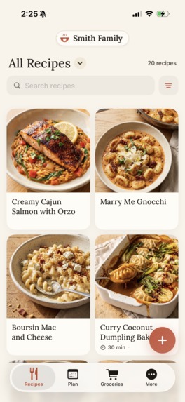 Our Meals: Family Meal Planner – screenshot 1