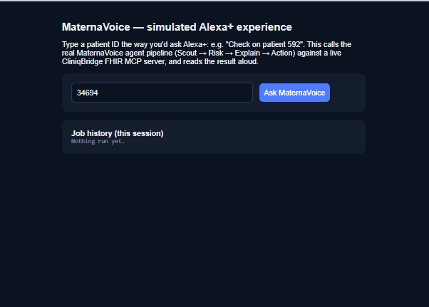 MaternaVoice – screenshot 1