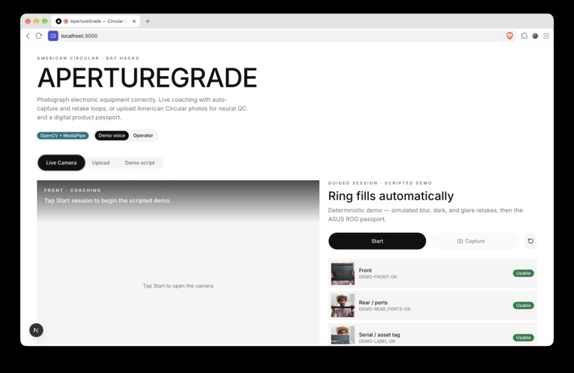 ApertureGrade – screenshot 1