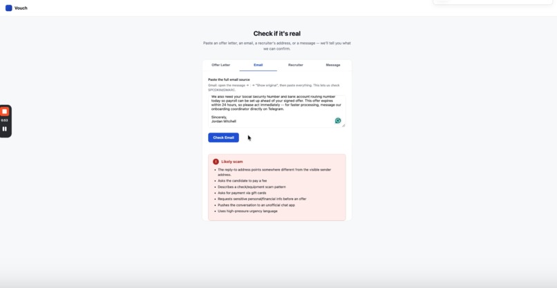 Vouch – screenshot 3