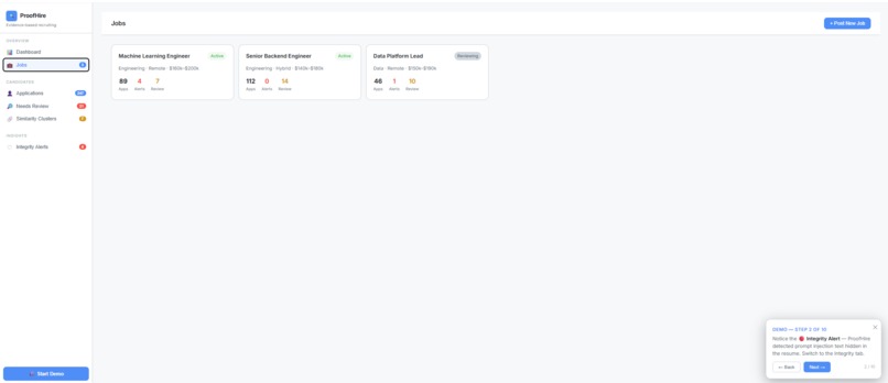ProofHire – screenshot 2